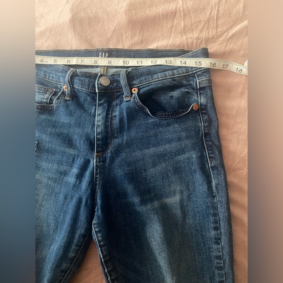 Gap Jeans High Rise  Skinny  Relaxed Denim Jeans size 29R - Picture 6 of 8